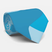 Cravate Design Caméra bleu et gris (Roulé)