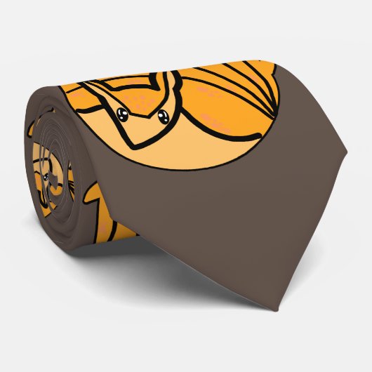 Cravate Design cool Armadillo (Roulé)