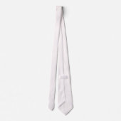 Cravate Design couleur solide FFFAFA blanc neige (Dos)