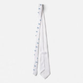 Cravate Design d'aquarelle sibérienne Husky (Dos)