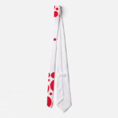 Cravate Design d'art Motif rouge (Dos)
