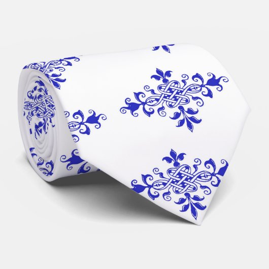 cravate design de delfts hollandais (Roulé)