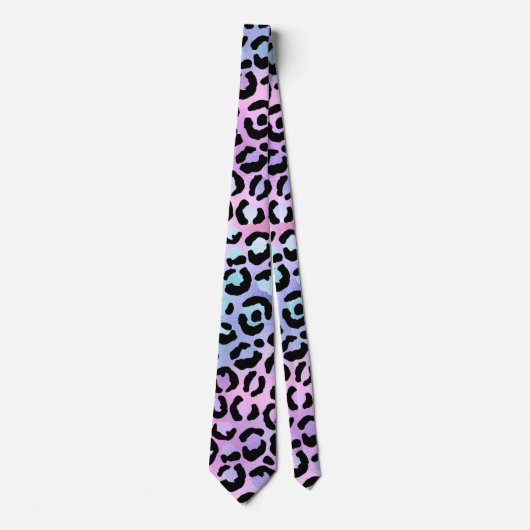 Cravate Design de la série Leopard Iridescente 4 (Devant)