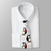 Cravate Design de Motif de surface de pingouin mou Imprime (Attaché)
