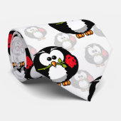 Cravate Design de Motif de surface de pingouin mou Imprime (Roulé)