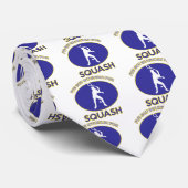Cravate design de squash (Roulé)