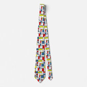 Cravate Design de style mondrien (Devant)