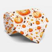 Cravate Design d'illustration citrouille d'Halloween (Roulé)