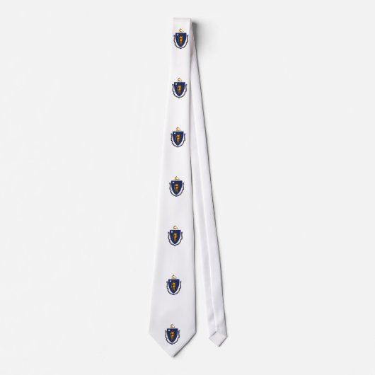 Cravate Design du drapeau d'État du Massachusetts (Devant)