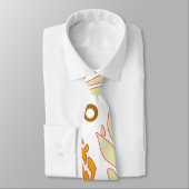 Cravate Design floral 19 (Attaché)