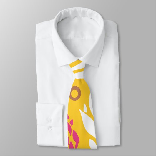 Cravate Design floral 24 (Attaché)