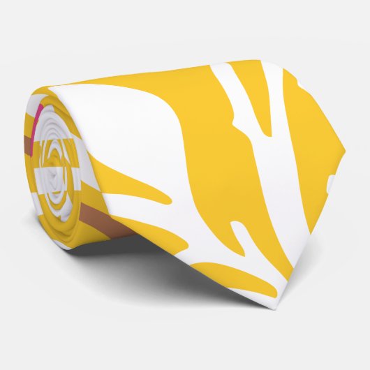 Cravate Design floral 24 (Roulé)