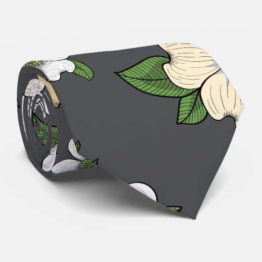 Cravate Design floral 5 (Roulé)