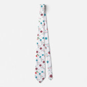 Cravate Design Floral Élégant (Devant)