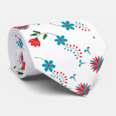 Cravate Design Floral Élégant (Roulé)
