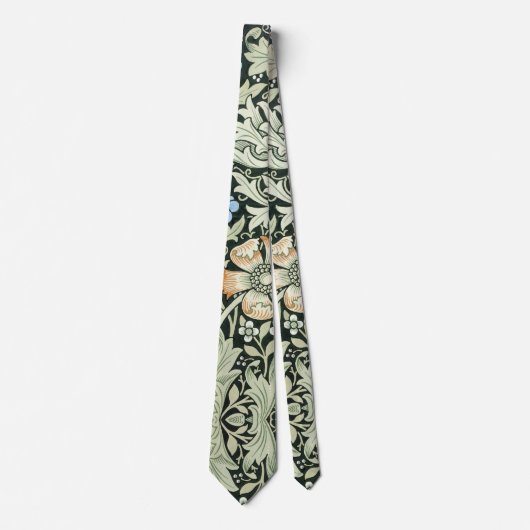 Cravate Design floral William Morris (Devant)
