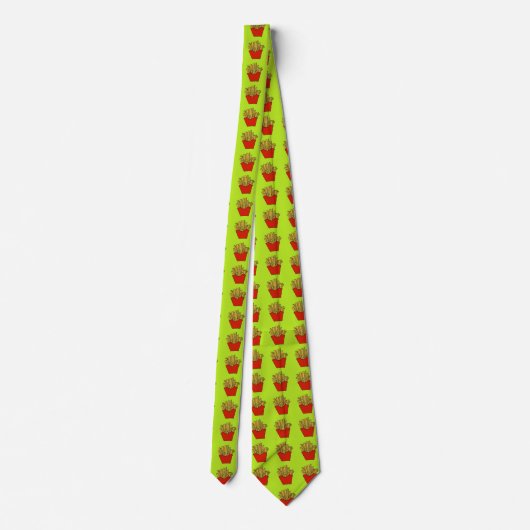 Cravate design frites (Dos)