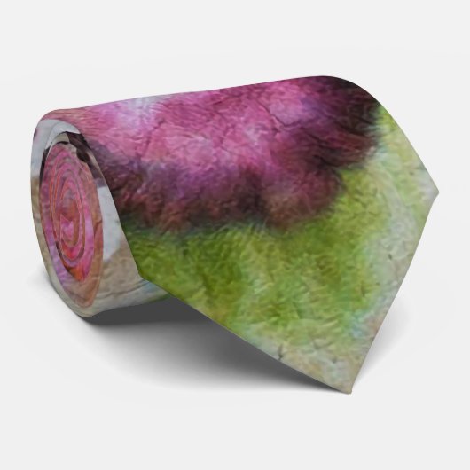 Cravate design hippie (Roulé)