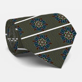Cravate Design inspiré de Sari avec détails complexes (Roulé)