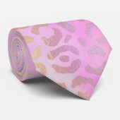 Cravate Design Iridescendant Leopard Series 1 (Roulé)