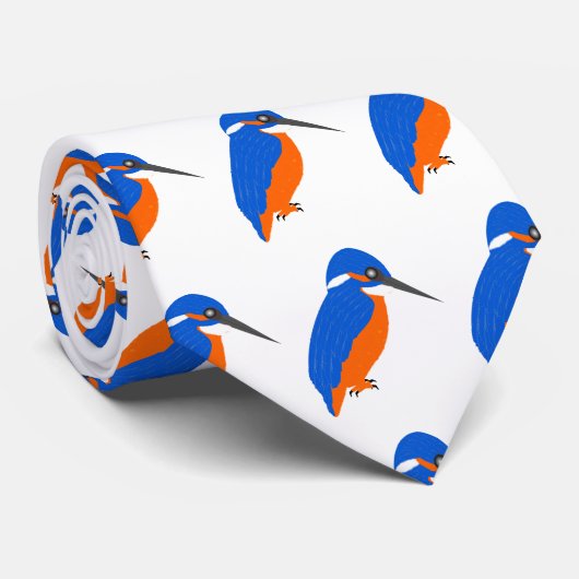 Cravate Design Kingfisher (Roulé)