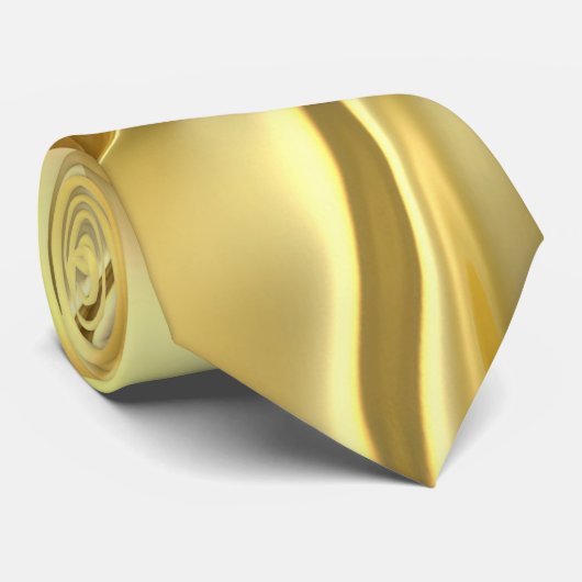 Cravate Design Liquid Gold (Roulé)