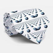 Cravate Design moderne à motif bleu (Roulé)