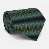 Cravate design moderne - Blue Green Energy (Roulé)