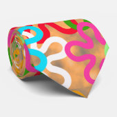 Cravate Design Motif africain Ankara (Roulé)