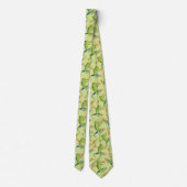 Cravate Design Motif de grenouilles à arbre vert (Dos)