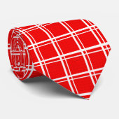 Cravate Design Motif des bandes de grille déployées dans l (Roulé)