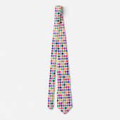 Cravate Design Motif multicolore Harlequin Diamonds (Dos)