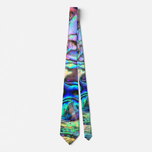 Cravate Design naturel des coquillages d'Abalone (Devant)