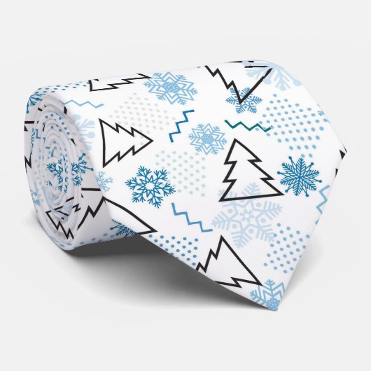 Cravate Design Noël Et Nouvel An (Roulé)