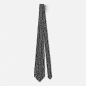 Cravate Design noir blanc Art déco Mites Mens Chic (Devant)