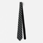 Cravate design original chaton en tabby gris et blanc (Devant)