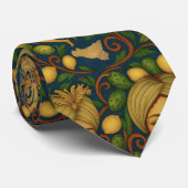 Cravate Design sicilien Trinacria (Roulé)