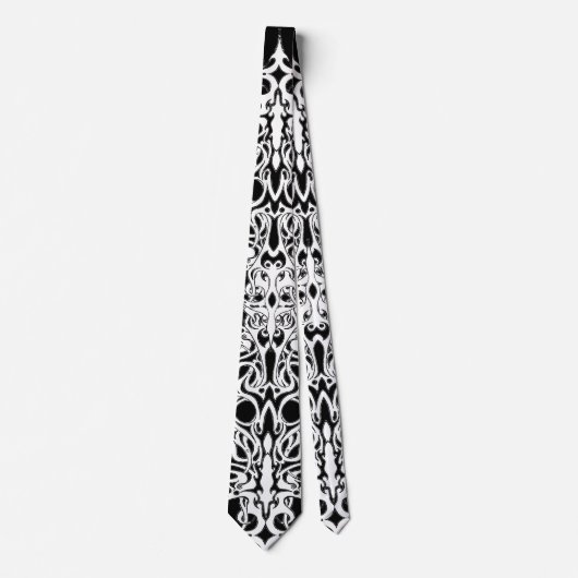 Cravate Design tribal de Black and White Empire (Devant)