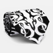 Cravate Design tribal de Black and White Empire (Roulé)