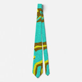 Cravate Design Turquoise (Devant)