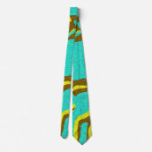Cravate Design Turquoise (Dos)