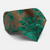 Cravate Design Turquoise Velvet Series 3 (Roulé)