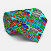 Cravate designer afro-américain (Roulé)