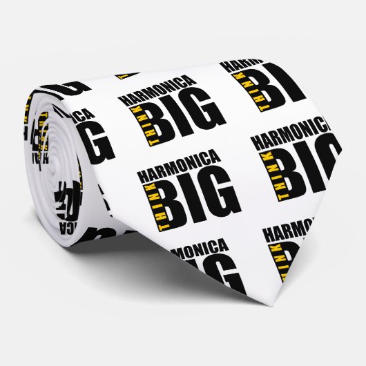 CRAVATE DESIGNS DE MUSIQUE HARMONIQUE THINK (Roulé)