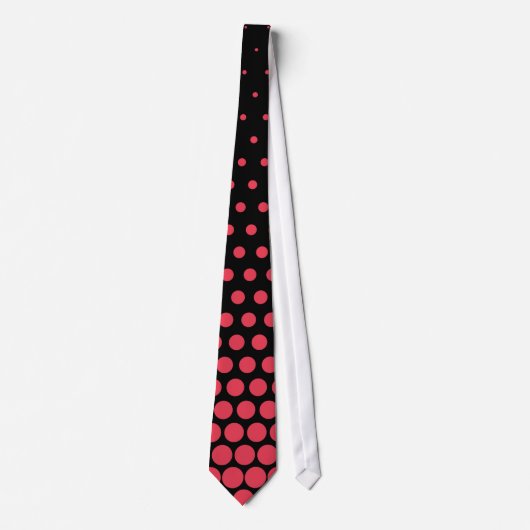Cravate Desire Polka Dot Modern Black (Devant)