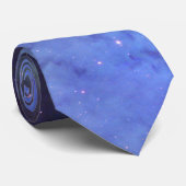 Cravate d'espace bleu (Roulé)