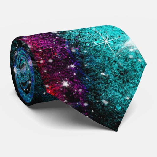 cravate d'espace motif de galaxie cool (Roulé)
