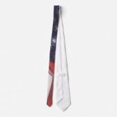 Cravate d'esquisse de drapeau américain (Dos)