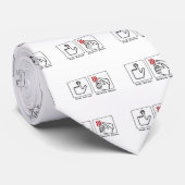 Cravate Dessiccateur drôle de lard (Roulé)