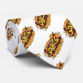 Cravate Dessin à la main graffiti d'art (Roulé)